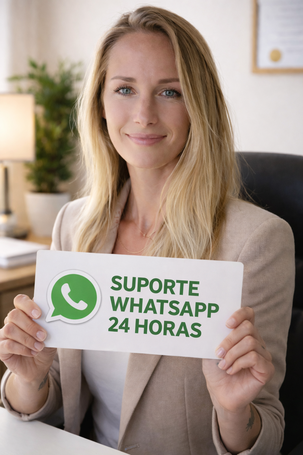 Suporte WhatsApp 24 horas - Acompanhamento Personalizado